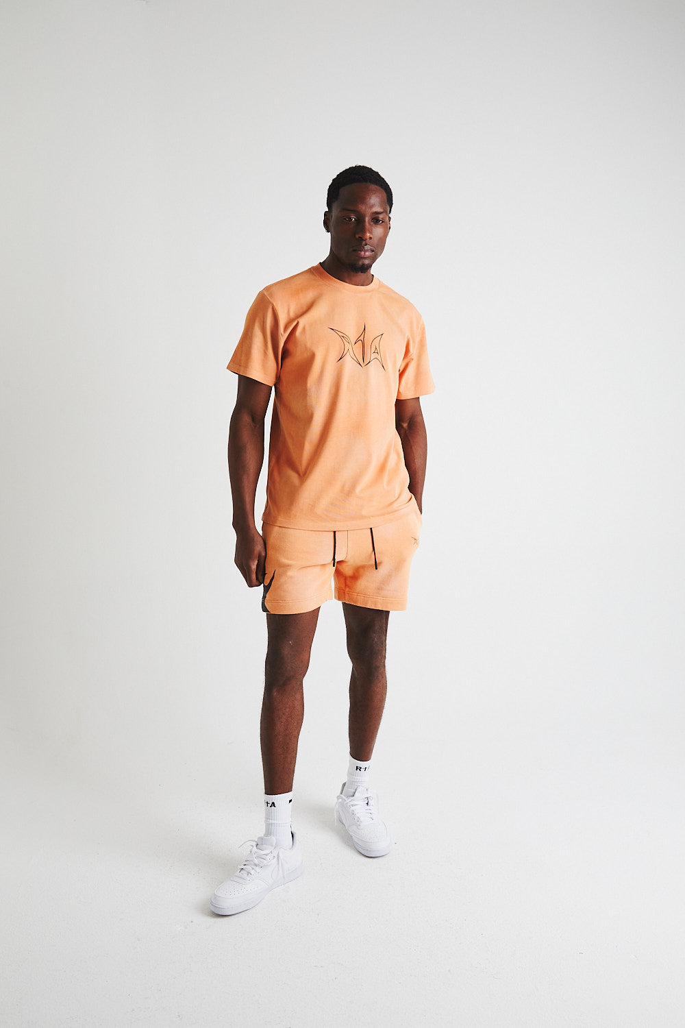 LIAM TEE | Orange Western Style T-Shirt for Men - Casual Wear, Street Fashion & Western Outfit Inspiration