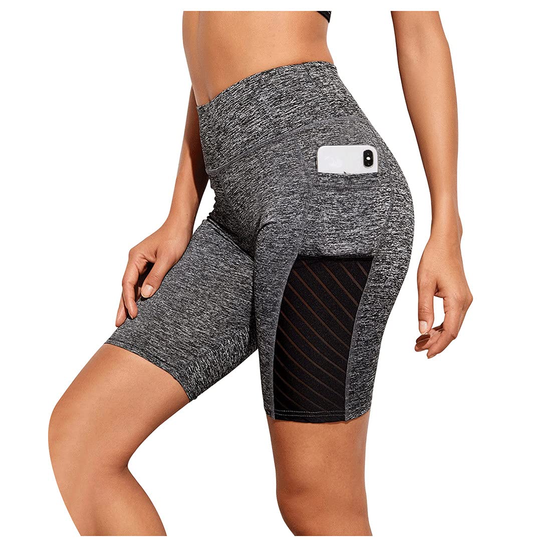 Black High Waist Seamless Yoga Leggings for Women & Girls - Sweat Proof Fitness Leggings with Hip Support - Perfect for Gym, Running, Yoga & Everyday Wear