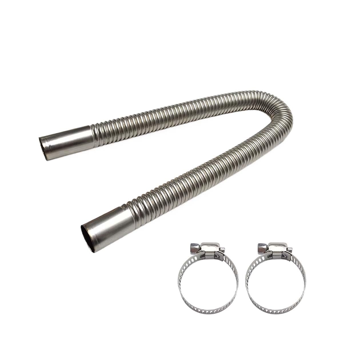 23.6 Inch Stainless Steel Exhaust Hose for Diesel Heaters - Flexible 1
