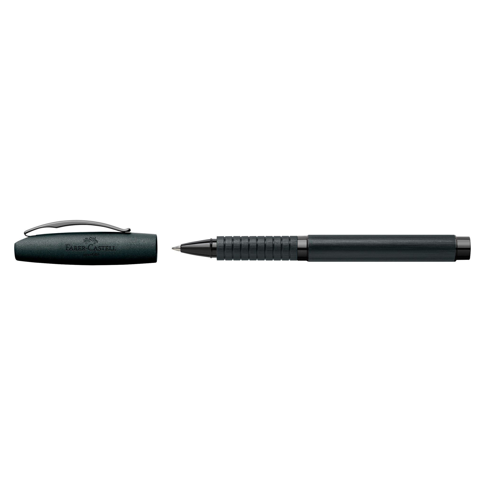Premium Essentio Aluminum Rollerball Pen - Smooth Writing Black Ink Pen for Office, School & Gifts - Elegant & Durable Design #148437