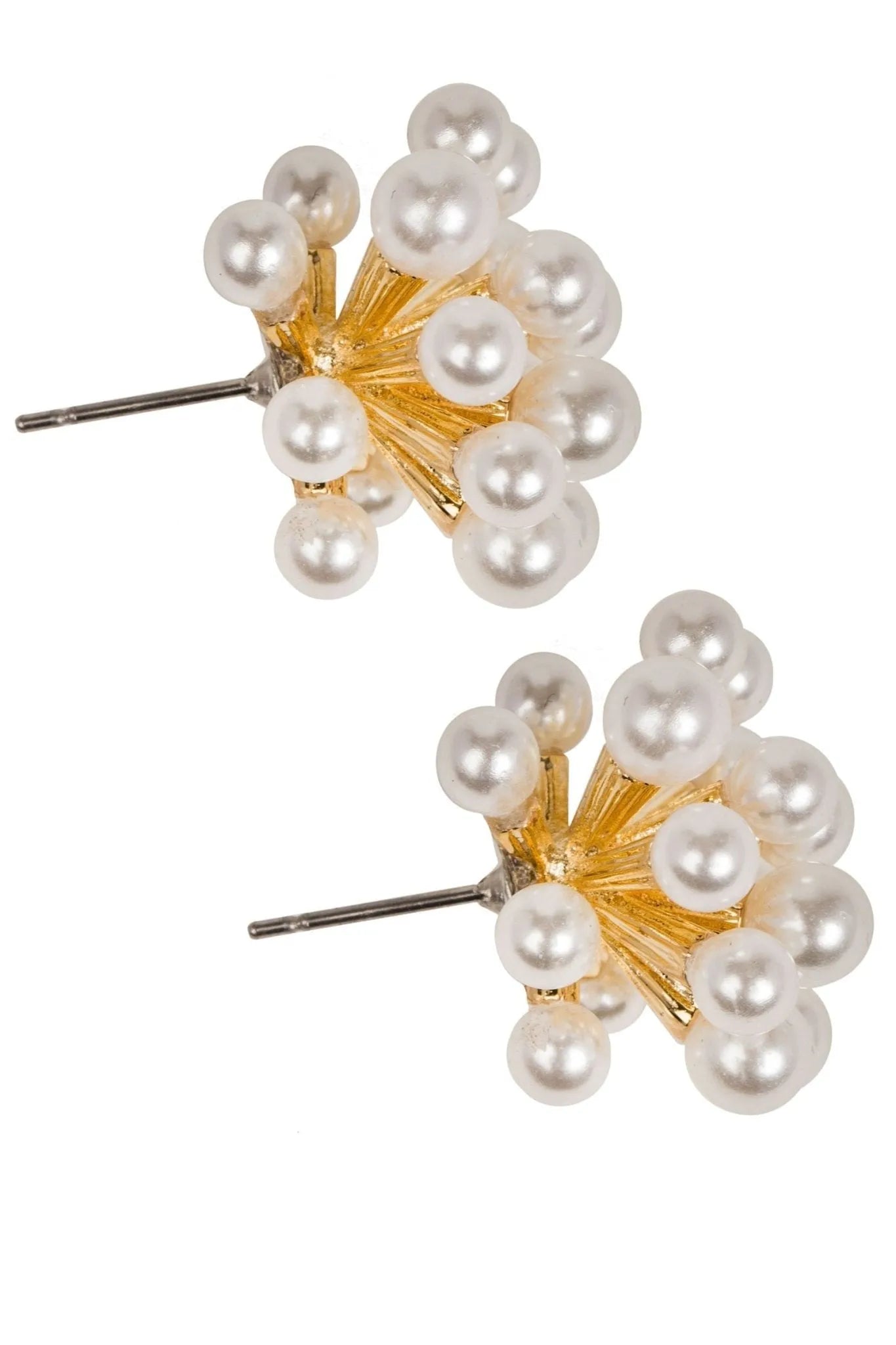 Sparkling Firework Pearl Earrings for Women - Elegant Stud Earrings for Party, Wedding & Evening Wear - Perfect Gift for Her