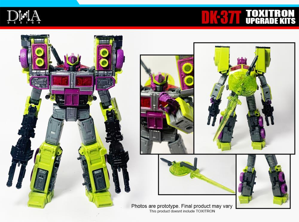 DNA Design DK 37T Upgrade Kit for Transformers Legacy Laser Toxitron - Enhance Your Collectible Figure with Premium Parts (Ideal for Display, Photography & Customization)