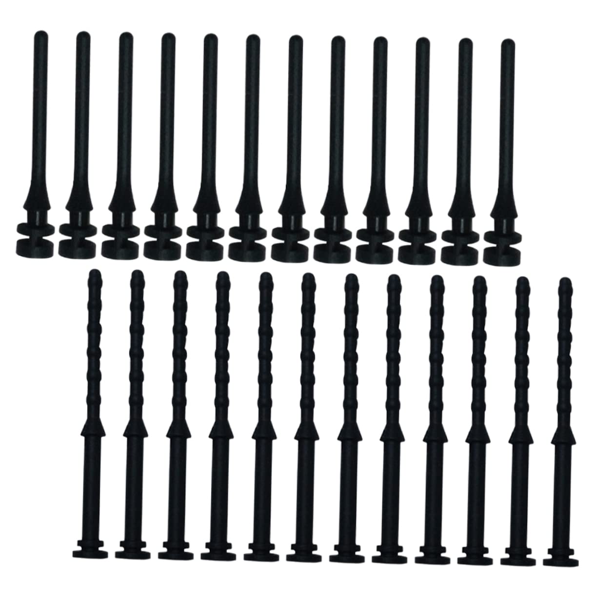 Hoement 24 Pcs Shockproof PC Cooling Fan Screws Kit - Anti-Vibration, Noise Reduction for Computer Case Fans | Perfect for Gaming PC, Workstation & Server Builds