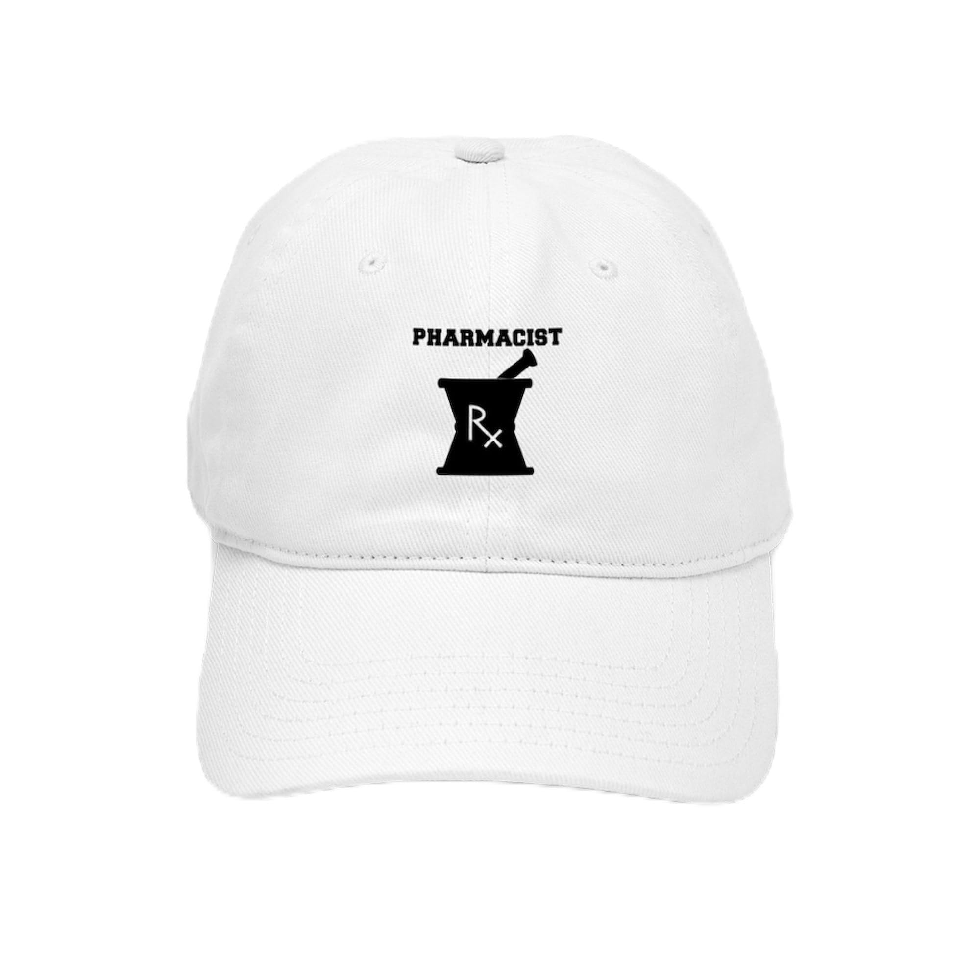 Pharmacist Rx Cap - Adjustable Baseball Hat for Work & Gifts