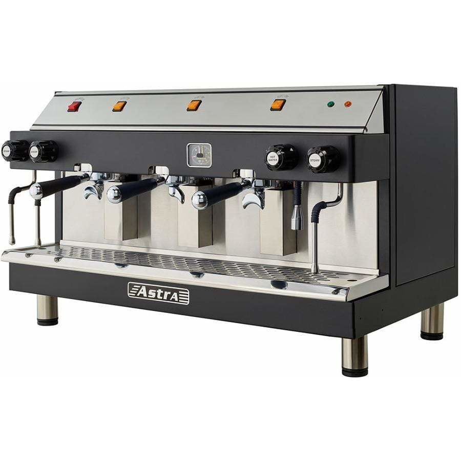 Astra MEGA III 3 Group Semi-Automatic Commercial Espresso Machine for Cafes, Restaurants & Coffee Shops - Professional Barista Grade Coffee Maker