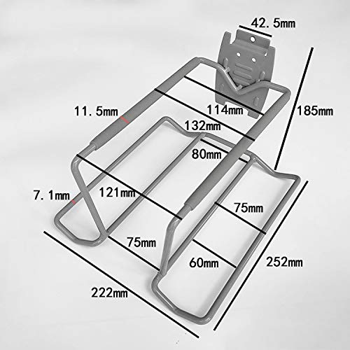 Steel Ball Holder Wall Mount - Space Saving Wall Storage Rack for Basketball, Volleyball & Soccer Balls | Perfect for Garage, Playroom & Sports Equipment Organization