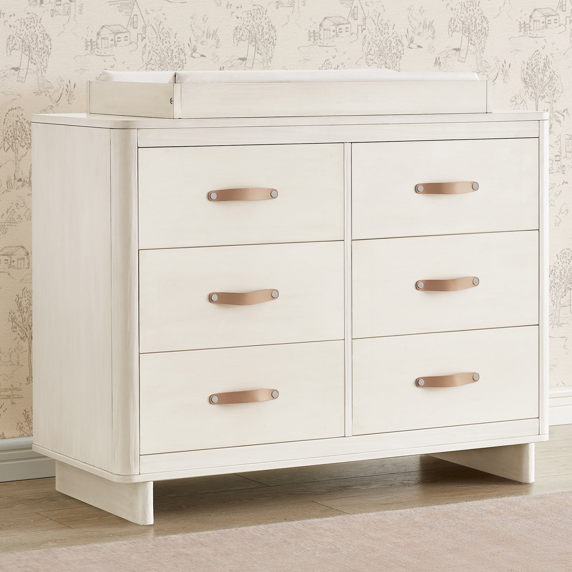 BabyGap Skye 6-Drawer Dresser with Interlocking Drawers - Nursery Storage Solution for Baby Clothes, Diapers & Essentials
