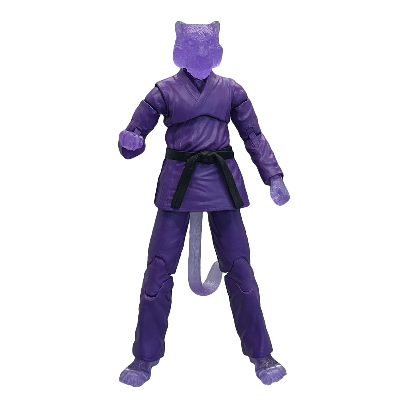 Zoo Jitsu Fighters Tiago the Tiger Action Figure - Collectible Toy for Kids, Martial Arts Animal Figurine - Perfect for Playtime, Display & Gifts