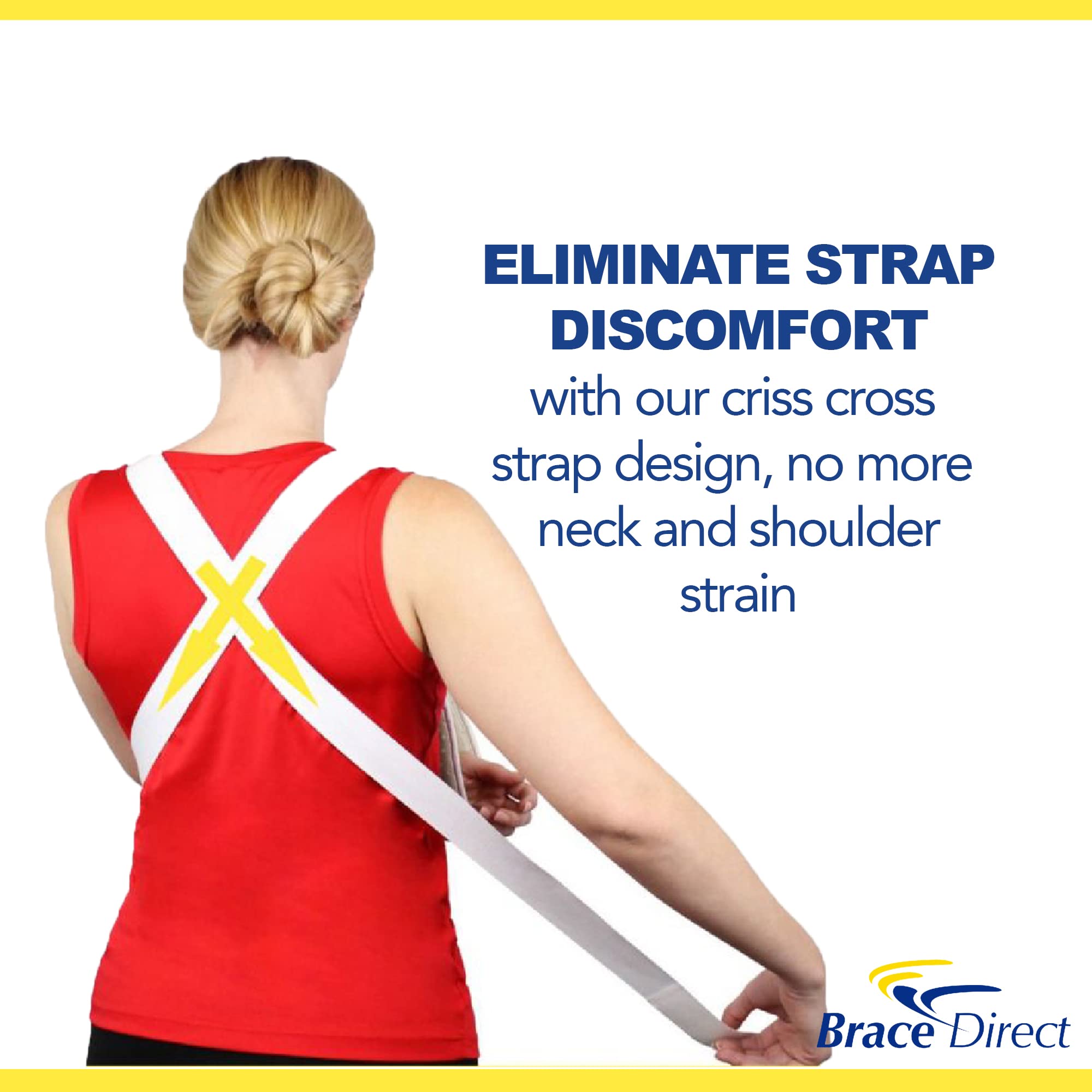 **Arm Sling and Swathe Shoulder Immobilizer - Adjustable Support for Broken Bones, Rotator Cuff, Dislocation & Post-Surgery Recovery - Comfortable for Day & Night Use - Ideal for Sleeping, Sports Injuries & Daily Activities (PDAC L3660)**