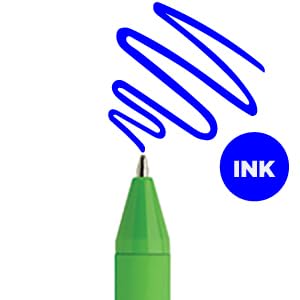 Green Cap - Blue Ink