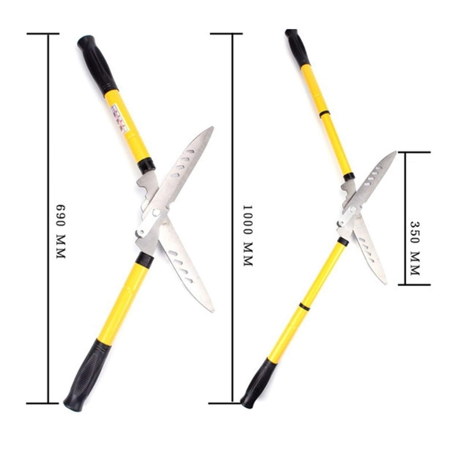Professional Hedge Clippers & Extendable Pruning Shears - Sharp Gardening Scissors for Trimming Trees, Flowers, Shrubs | Perfect for Landscaping, Garden Maintenance & DIY Projects