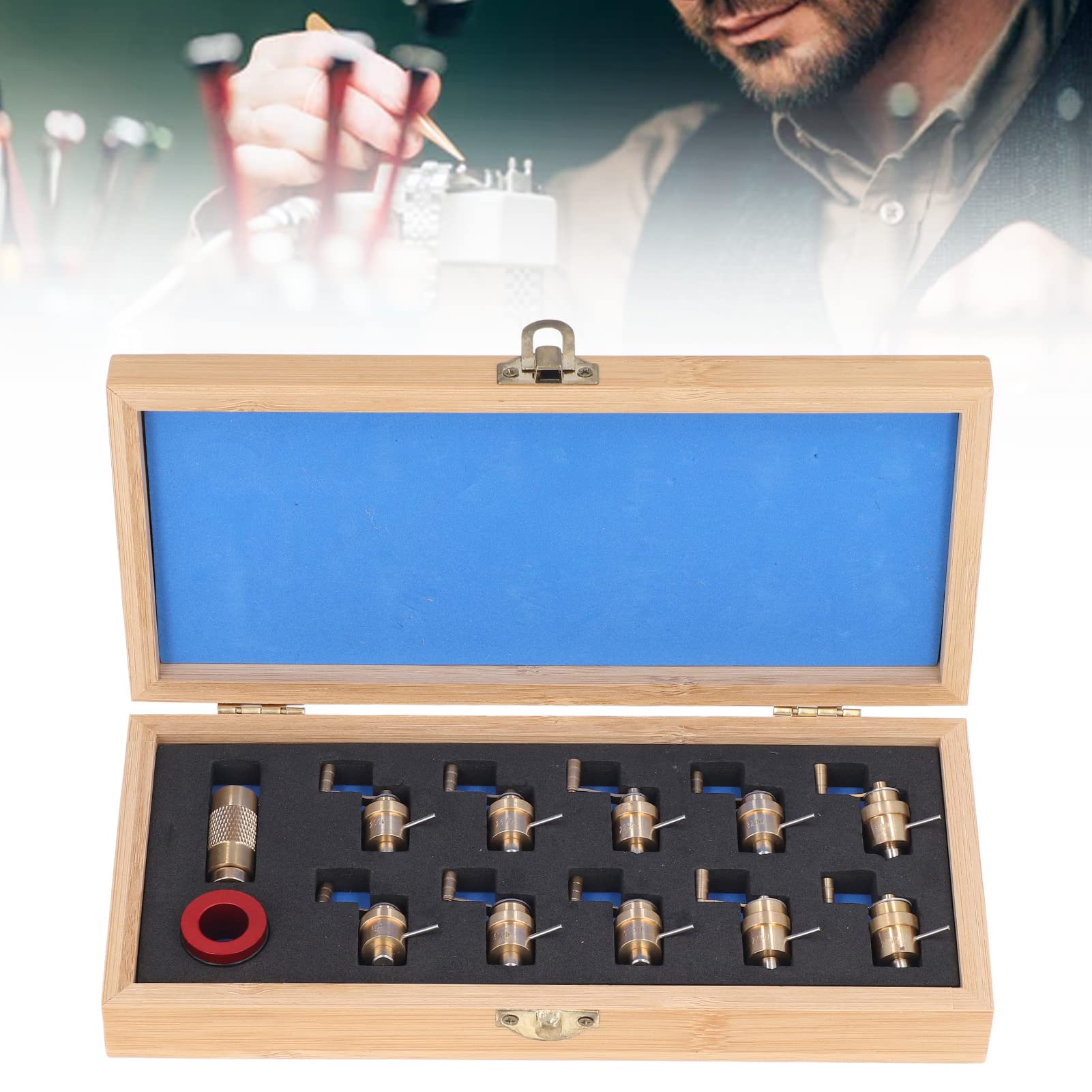 Professional Brass Watch Winder Set & Repair Kit - Essential Watchmaker Tools for Watch Maintenance & Wristwatch Repair | Perfect for Watch Enthusiasts & Jewelers