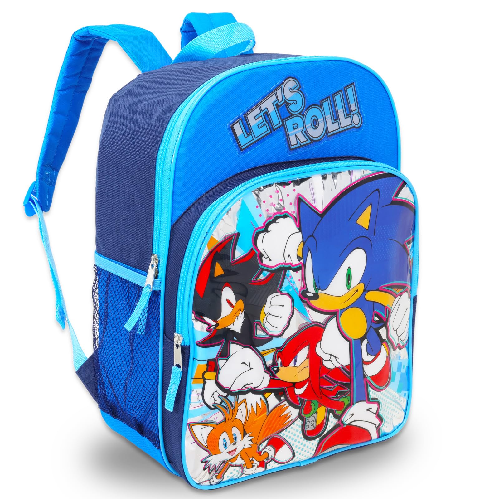 Sonic The Hedgehog Backpack Set for Boys - 16