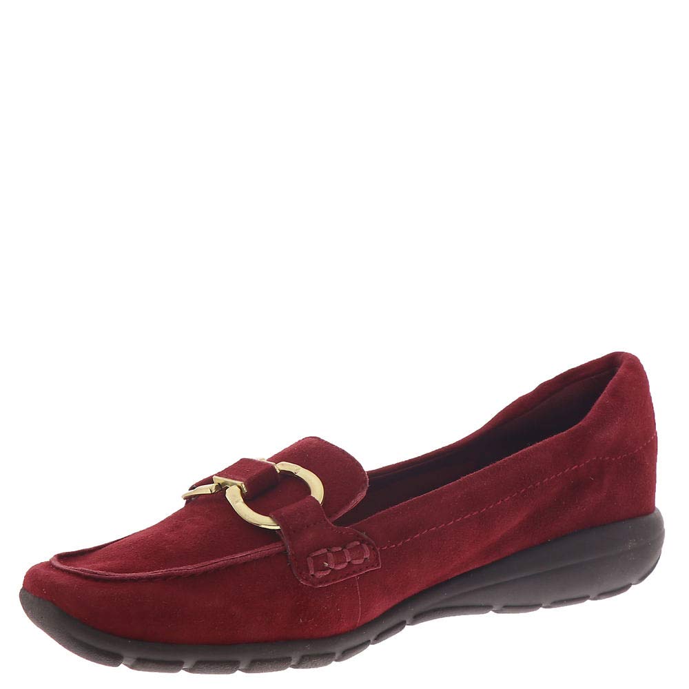 Easy Spirit Women's Comfortable Slip-On Flats - Lightweight Walking Shoes for Work, Travel & Everyday Wear