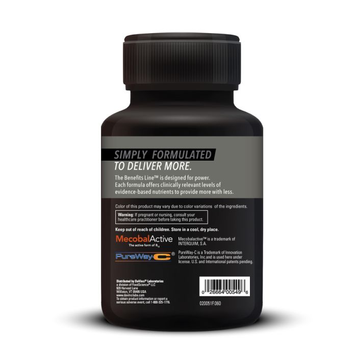 Davinci Labs Adrenal Benefits Supplement - Natural Adrenal Support for Stress Relief & Energy Boost - Supports Healthy Cortisol Levels - Perfect for Busy Professionals & Students