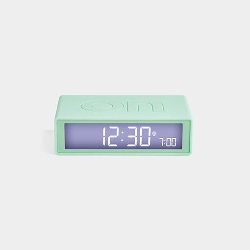 Vintage LEX Flip Clock in Mint Green - Retro Alarm Clock for Bedroom, Office & Home Decor | Perfect Gift for Collectors & Clock Enthusiasts
