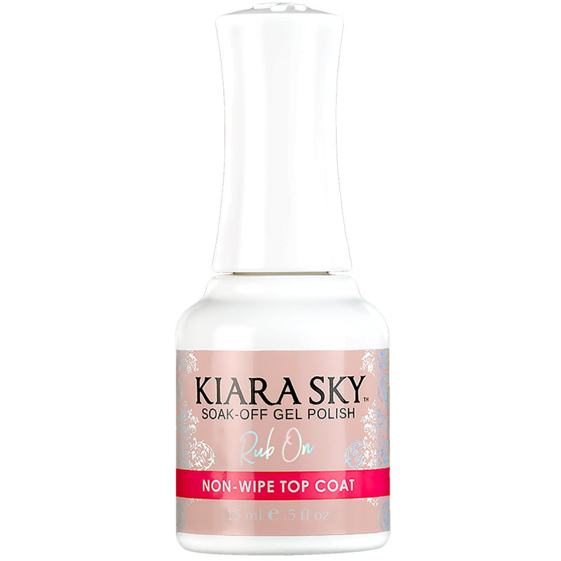 Long-Lasting Rub-On Non-Wipe Top Coat for Nails - Quick Dry, High Shine, Chip-Resistant - Perfect for Manicures, Pedicures & DIY Nail Art at Home