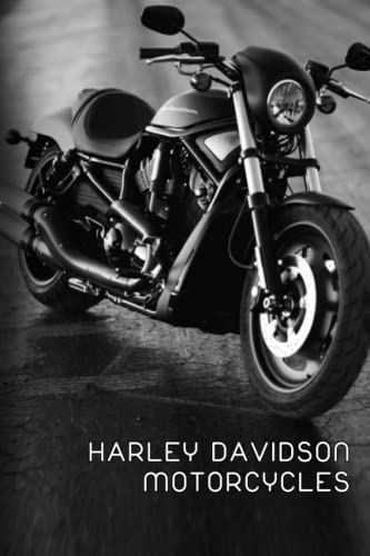 Harley Davidson Motorcycle Notebook - 6x9 Inches Lined Journal with Original Cover Design, 110 Pages for Writing, Note Taking, School & Work | Perfect Gift for Bikers & Motorcycle Enthusiasts
