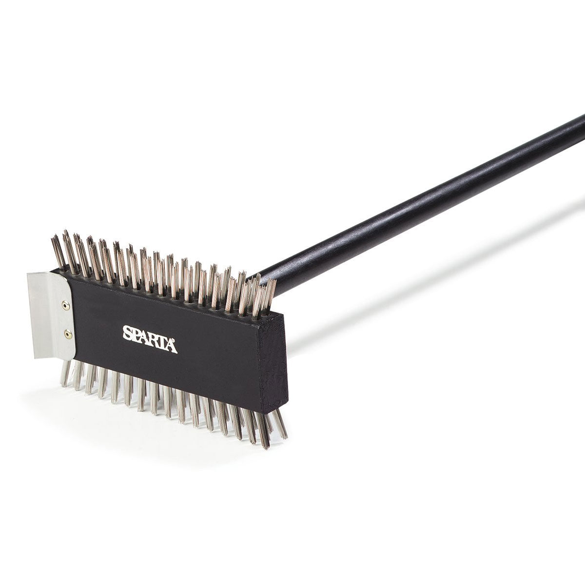 Carlisle 4029000 Sparta Broiler Master Grill Brush with Stainless Steel Bristles, 30.5