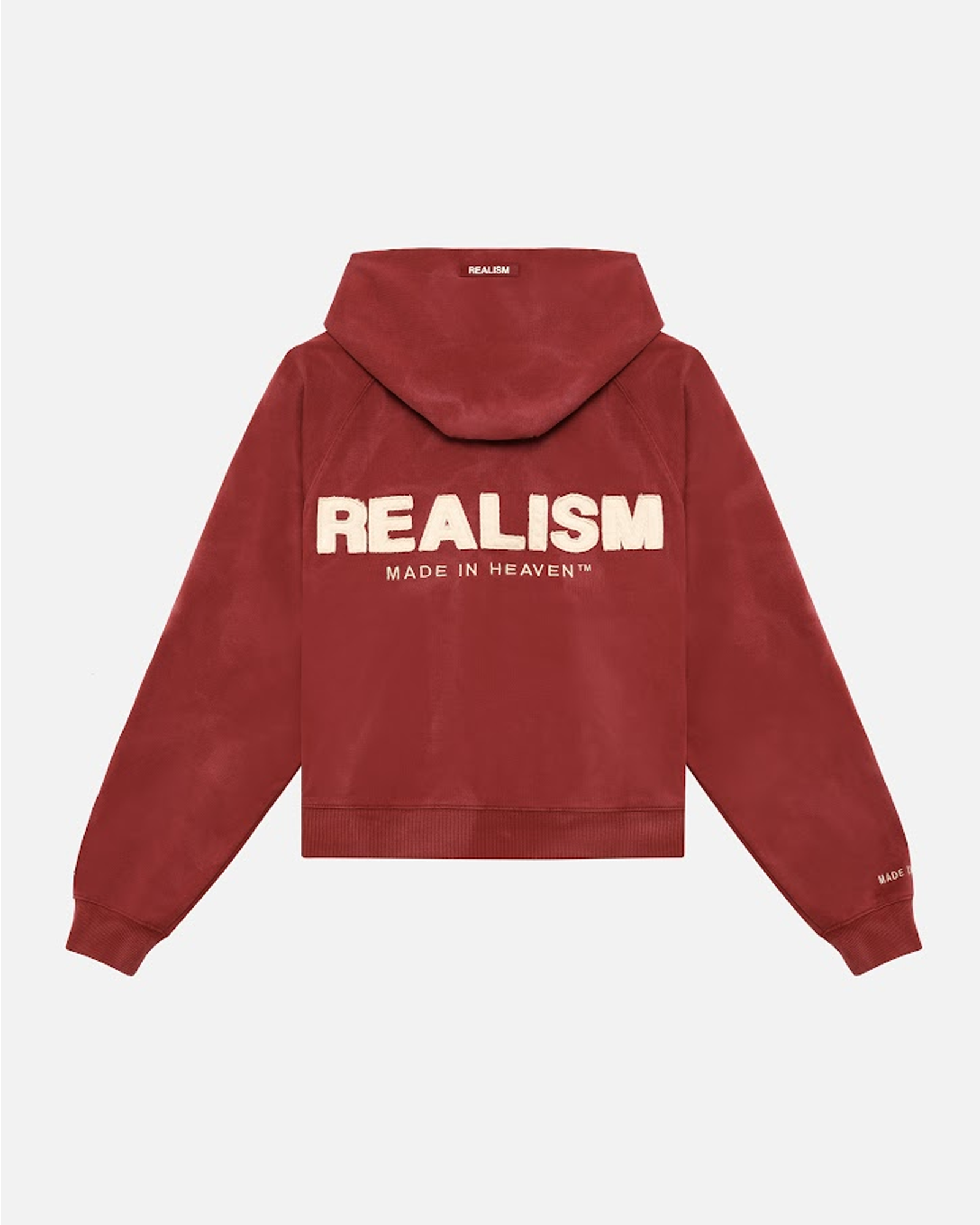 SSS Realism Legacy Zip Hoodie Washed Carmine - Stylish & Comfortable Men's Pullover for Casual Wear, Gym & Outdoor Activities