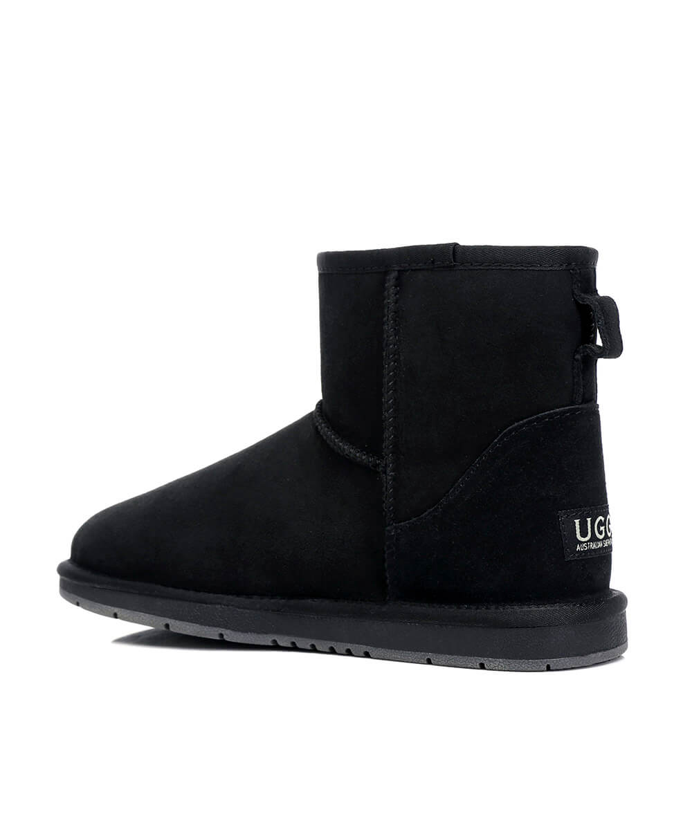 Men's UGG Classic Luxe Mini Boots - Genuine Sheepskin Winter Boots for Men | Cozy & Waterproof Snow Boots for Cold Weather, Hiking & Outdoor Activities