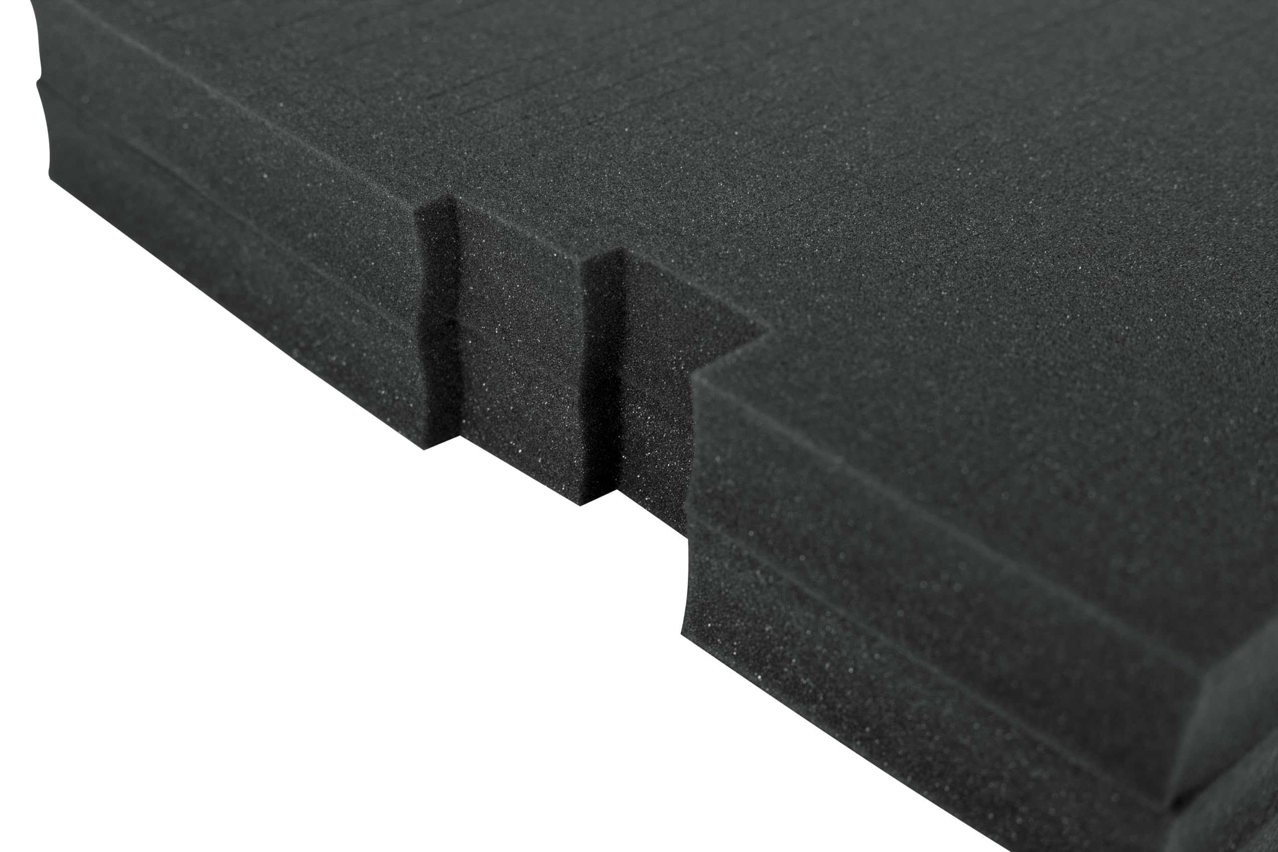 Gator Cubed 2U Replacement Foam for Rack Drawers - Shock Absorbing Rack Mount Foam Padding for Audio Equipment & Studio Gear - Perfect for Server Racks, DJ Setup, and Music Production Studios
