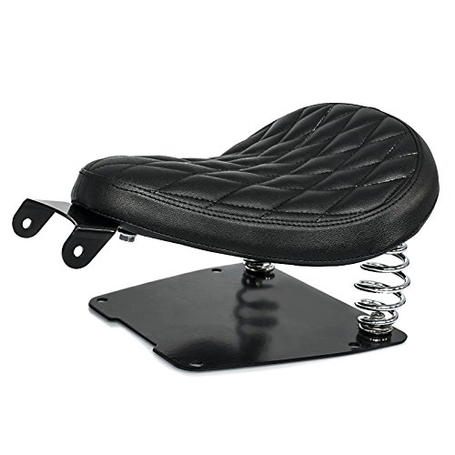 Harley Davidson Dyna Low Rider FXDL/I Solo Seat Kit KB09 with Barrel Springs - Compatible 1993-2017 Models | Perfect for Cruiser Motorcycle Riders & Custom Bike Builders