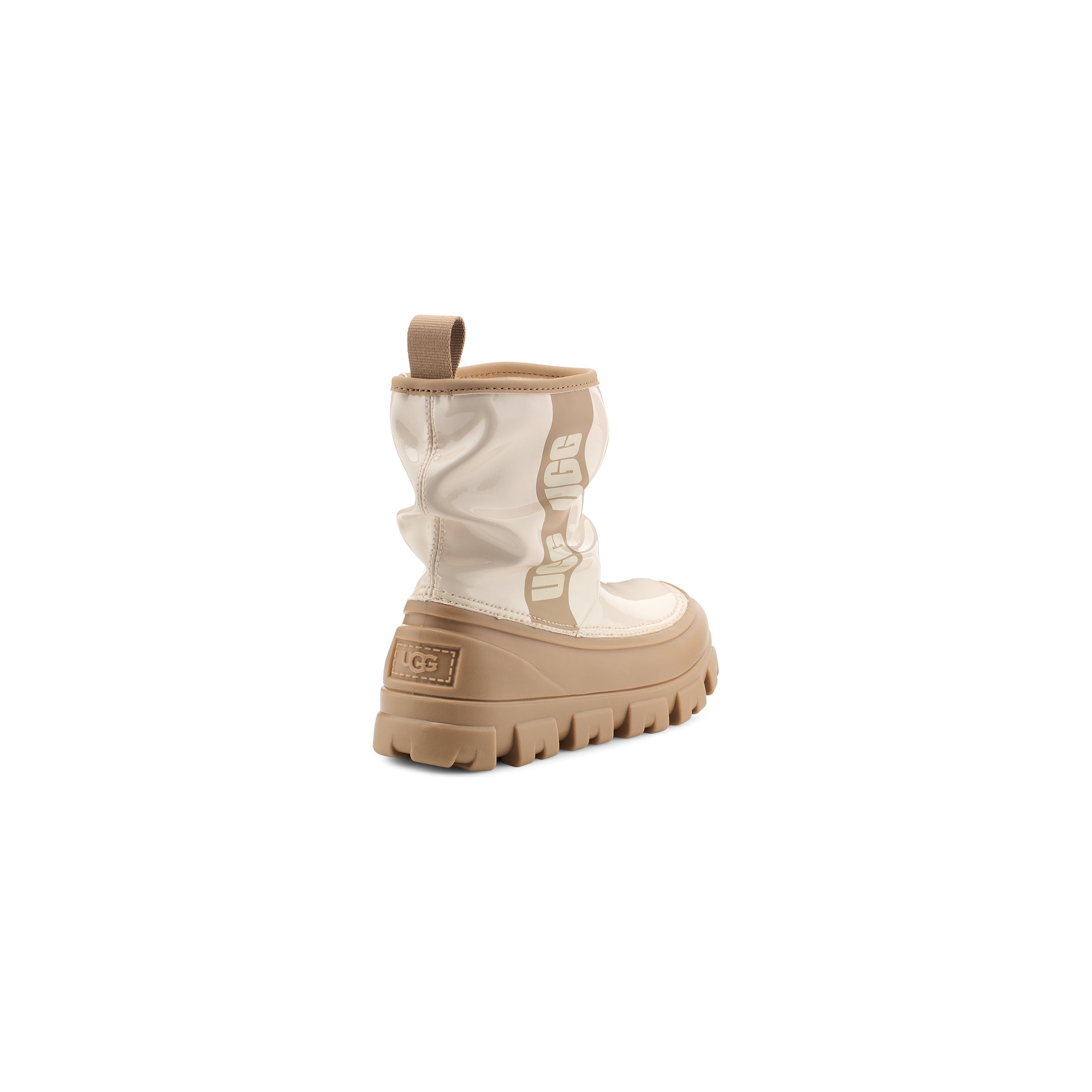 UGG Kid's Classic Brellah Mini Boots in Mustard Seed Jasmine - Warm & Stylish Winter Boots for Girls | Perfect for Snow Days & Outdoor Play
