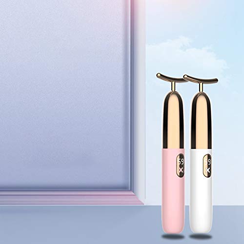Anjetan Heated Eyelash Curler - Mini Electric USB Rechargeable 2-in-1 Lash Curler & Facial Massager for Women - Portable Lightweight Design for Home, Travel & Daily Makeup Routine