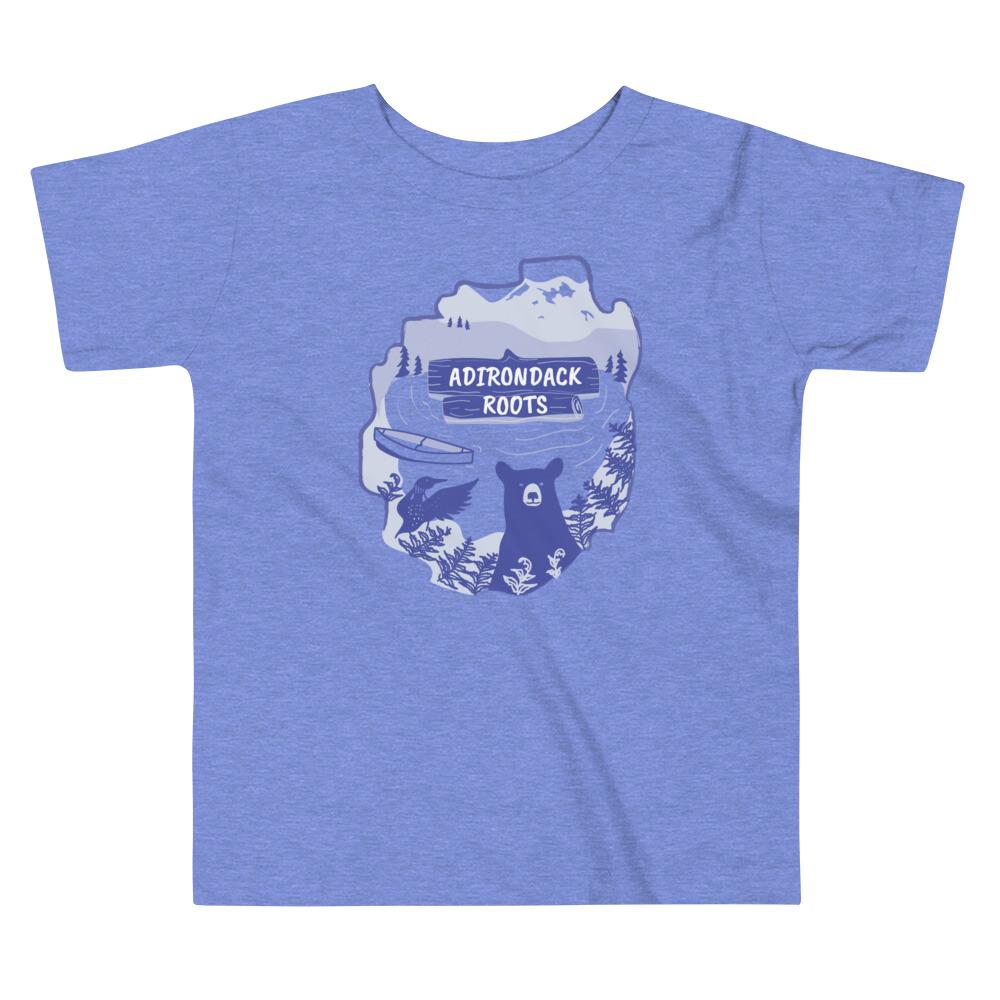 ADK Roots Toddler T-Shirt - Soft Cotton Kids Tee for Boys & Girls - Perfect for Playdates, School & Outdoor Adventures