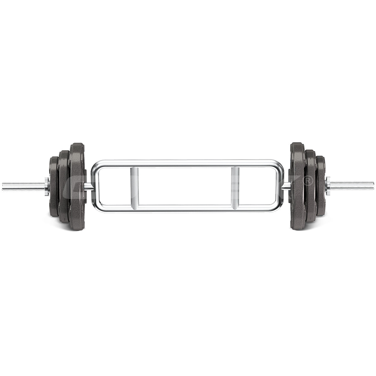 CORTEX 40kg Tri Bar 25mm Standard Weight Set - Heavy Duty Olympic Weight Plates for Home Gym & Strength Training