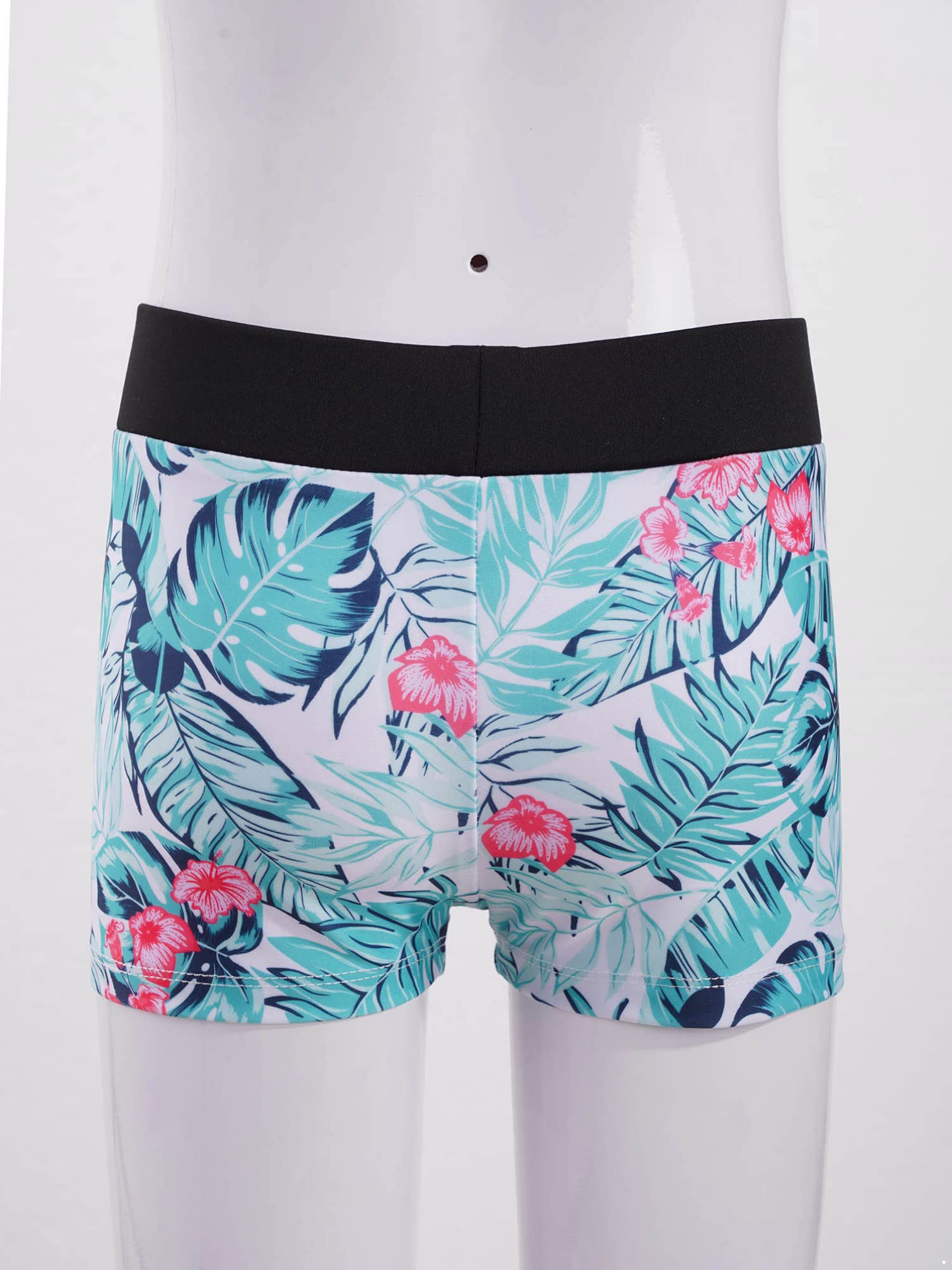 Moily Big Girls Solid Color High Waist Booty Shorts for Ballet Dance, Gymnastics, Workout, Yoga, Running, Fitness, and Casual Wear Hot Pants