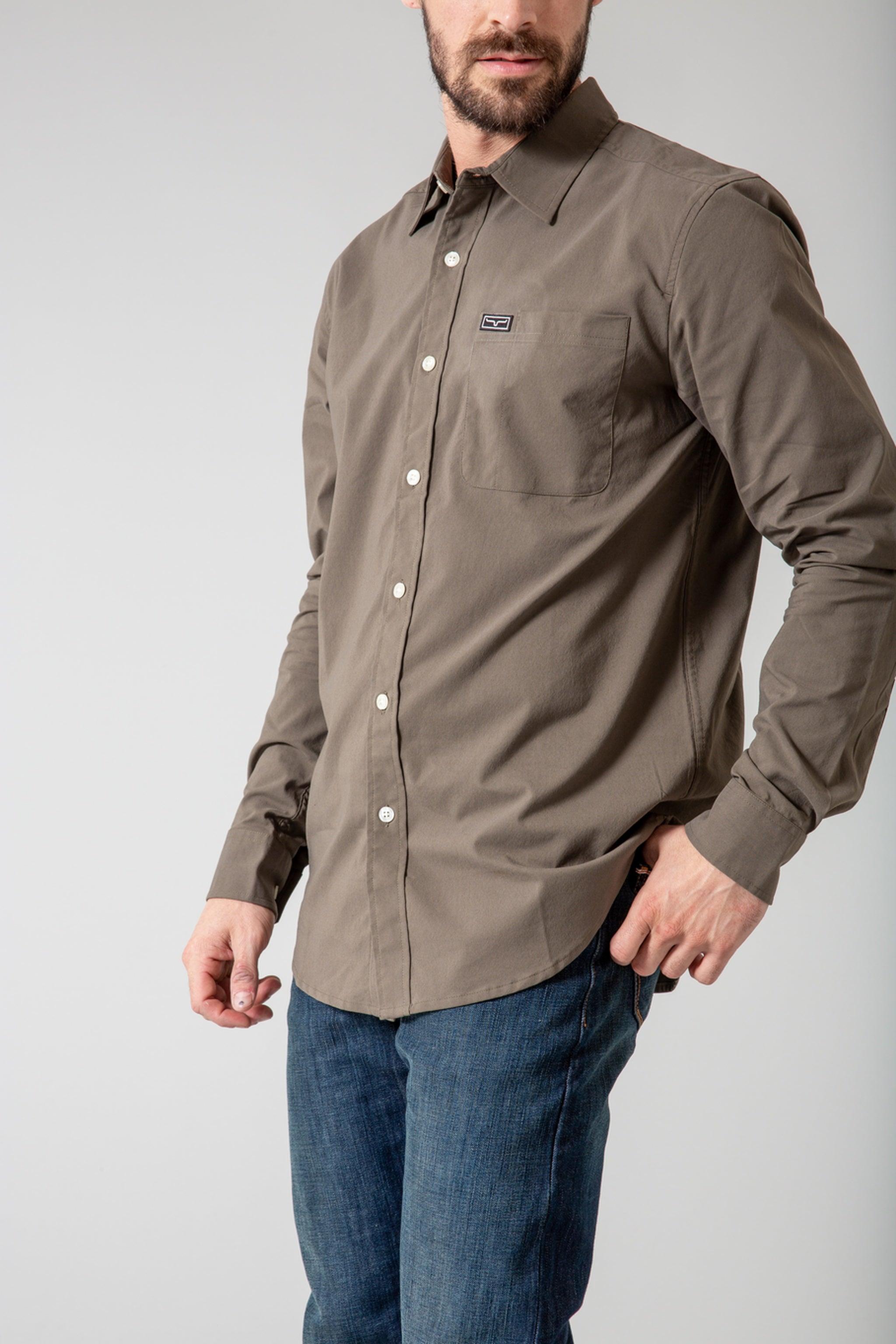 Premium Linville Long Sleeve Dress Shirt for Men - Classic Business Formal Shirt - Office, Interview & Special Occasion Wear