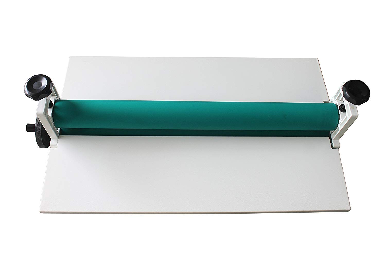 TECHTONGDA 14 Inch Manual Cold Laminator Machine - Hand Crank Pressure Roller for Vinyl, Photos & Film - Up to 0.4 Inch Thickness - Perfect for Home, Office & Craft Projects