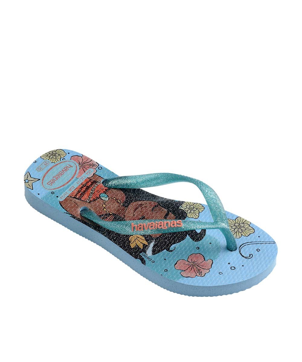 Havaianas Kids Slim Princess Toddler Flip Flops - Comfortable & Stylish Sandals for Girls, Beach, Pool & Summer Play