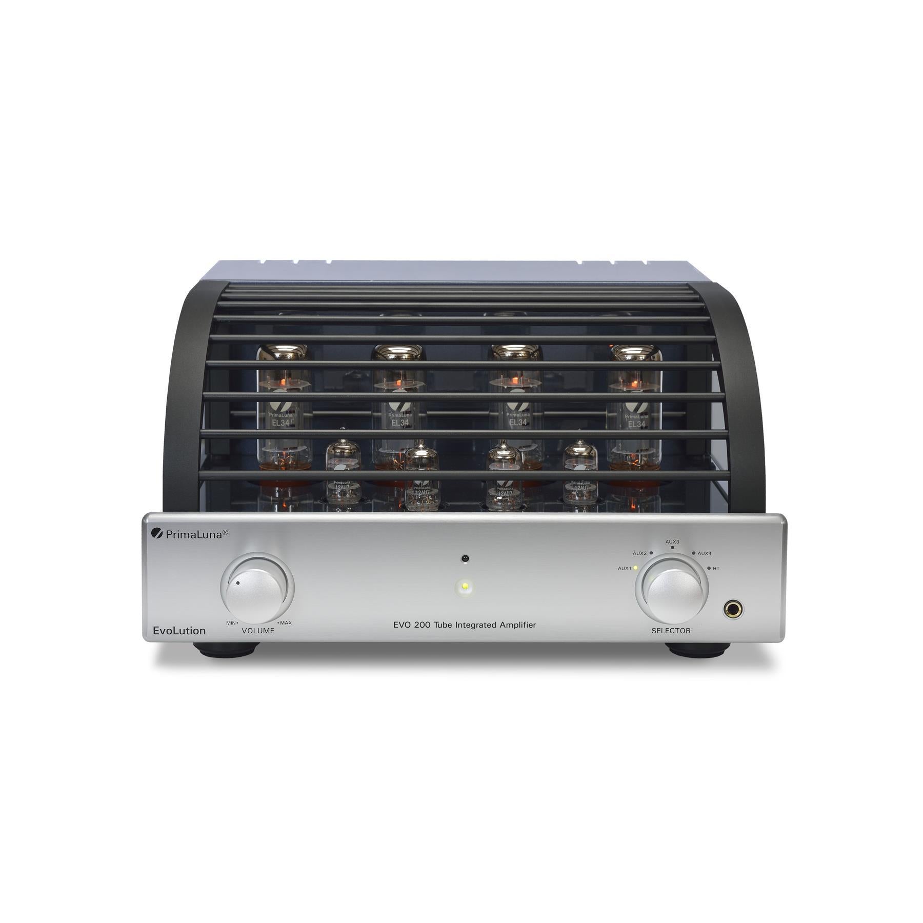PrimaLuna EVO 200 Integrated Tube Amplifier - High-End Vacuum Tube Stereo Amp for Audiophiles | Perfect for Home Theater & Music Listening Rooms