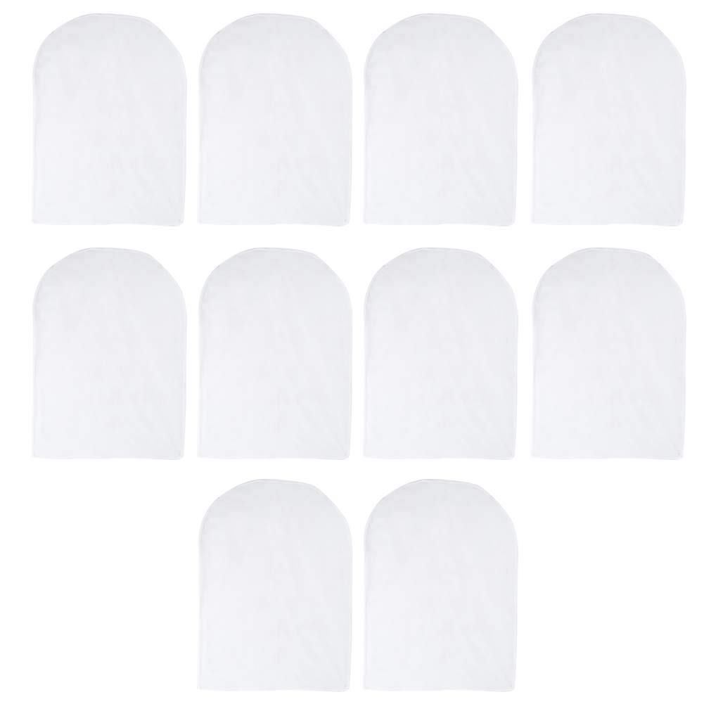 10-Pack Clear Hanging Garment Bags for Closet Storage - 60x80cm Dustproof Suit Cover Protector | Wardrobe Organization, Travel Clothes Storage & Seasonal Clothing Protection