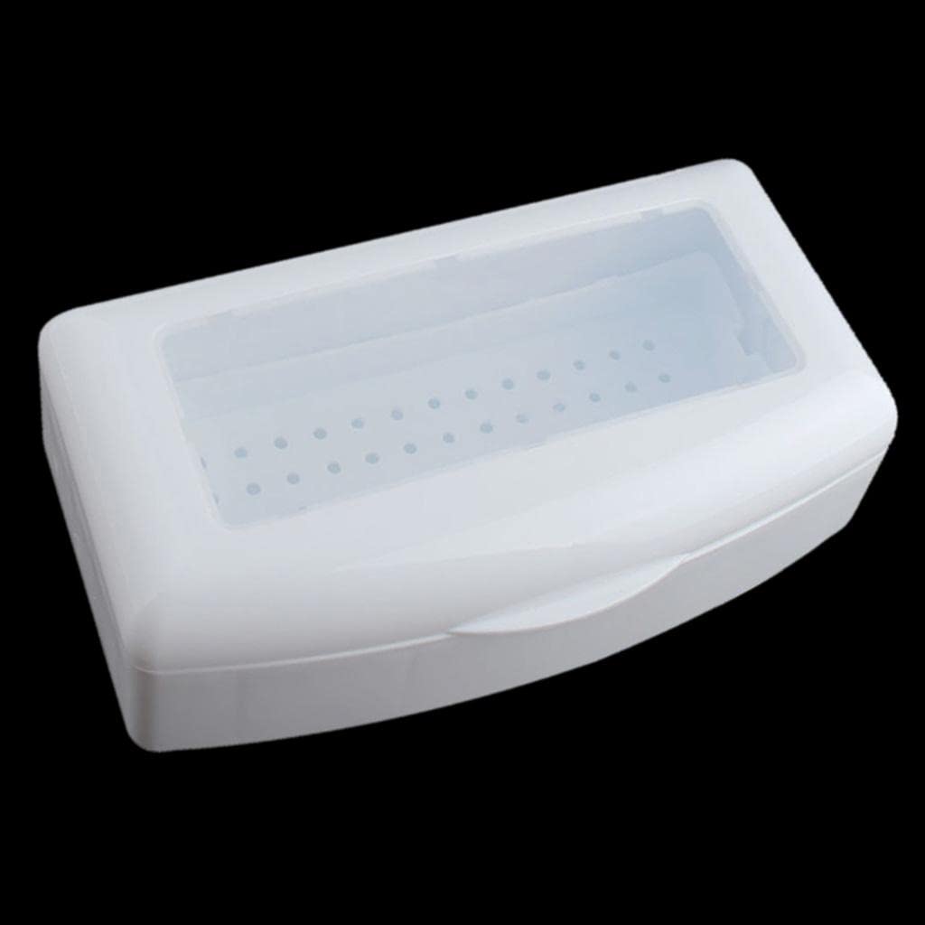 Professional Nail Art Tool Clean Sterilizer Box - UV Sanitizer & Storage Organizer Case for Manicure Tools - Perfect for Salon, Home & Travel Use