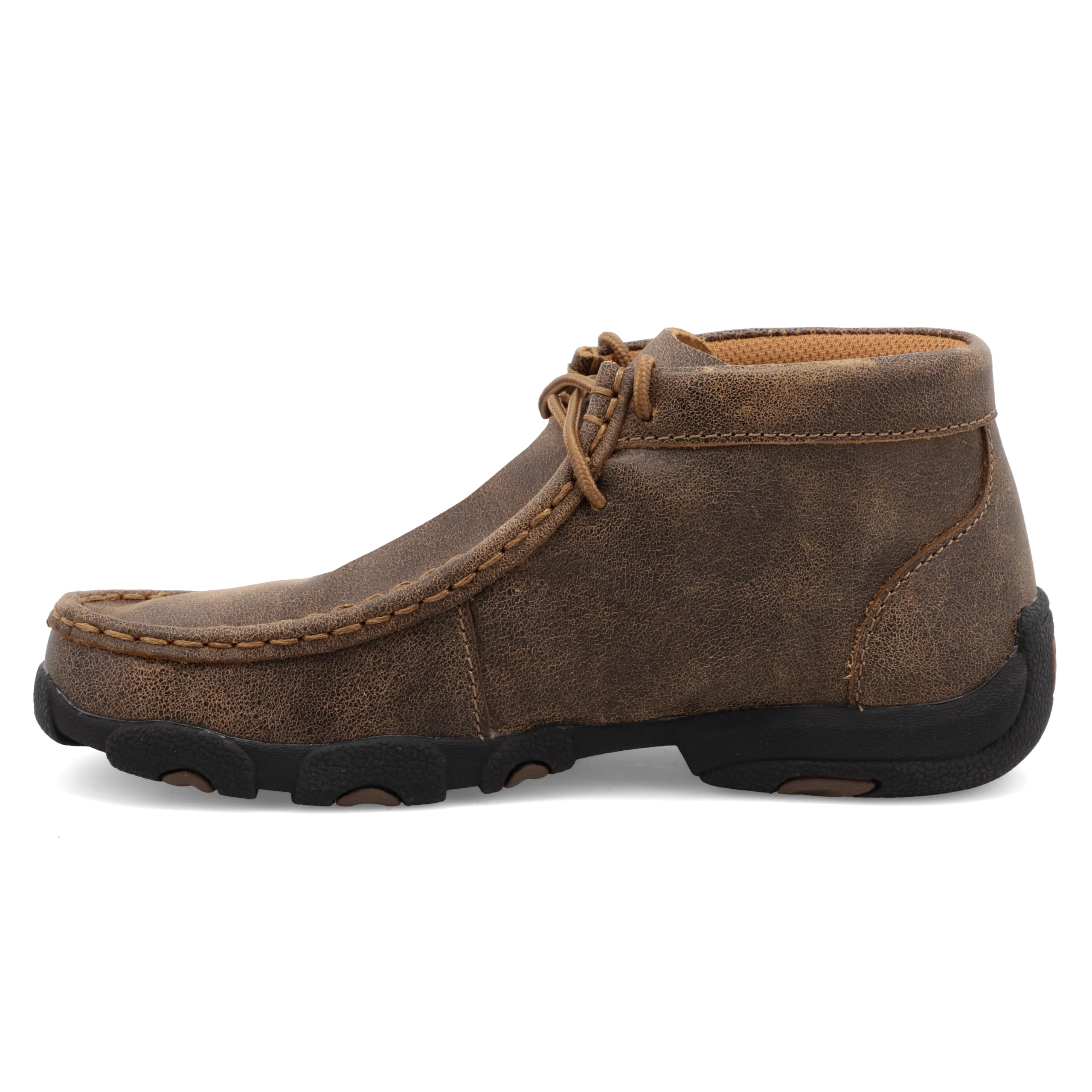 Twisted X Kids Chukka Driving Moc Bomber Shoes - Comfortable & Stylish for Boys & Girls - Perfect for Casual Wear, School & Outdoor Activities (Size 3.5 M)