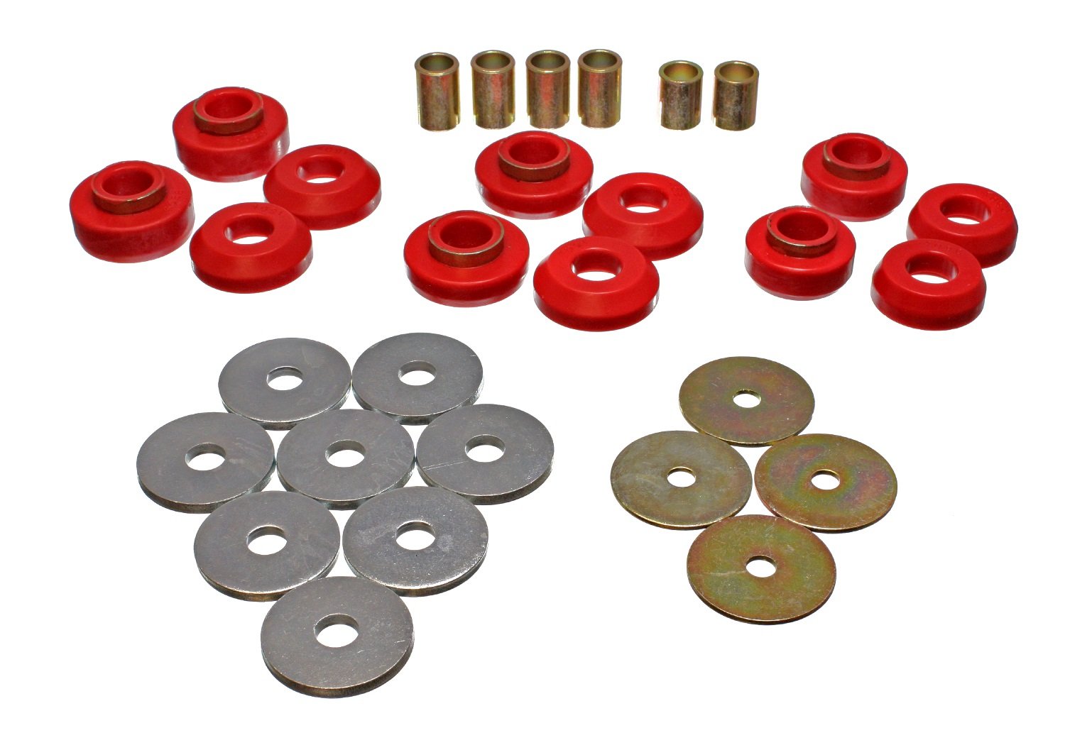 Energy Suspension 3.4129R Transmission Arm Body Mount Bushing Kit - Durable Rubber Replacement for Smooth Ride & Vibration Reduction - Perfect for Off-Road Trucks, SUVs & Performance Vehicles