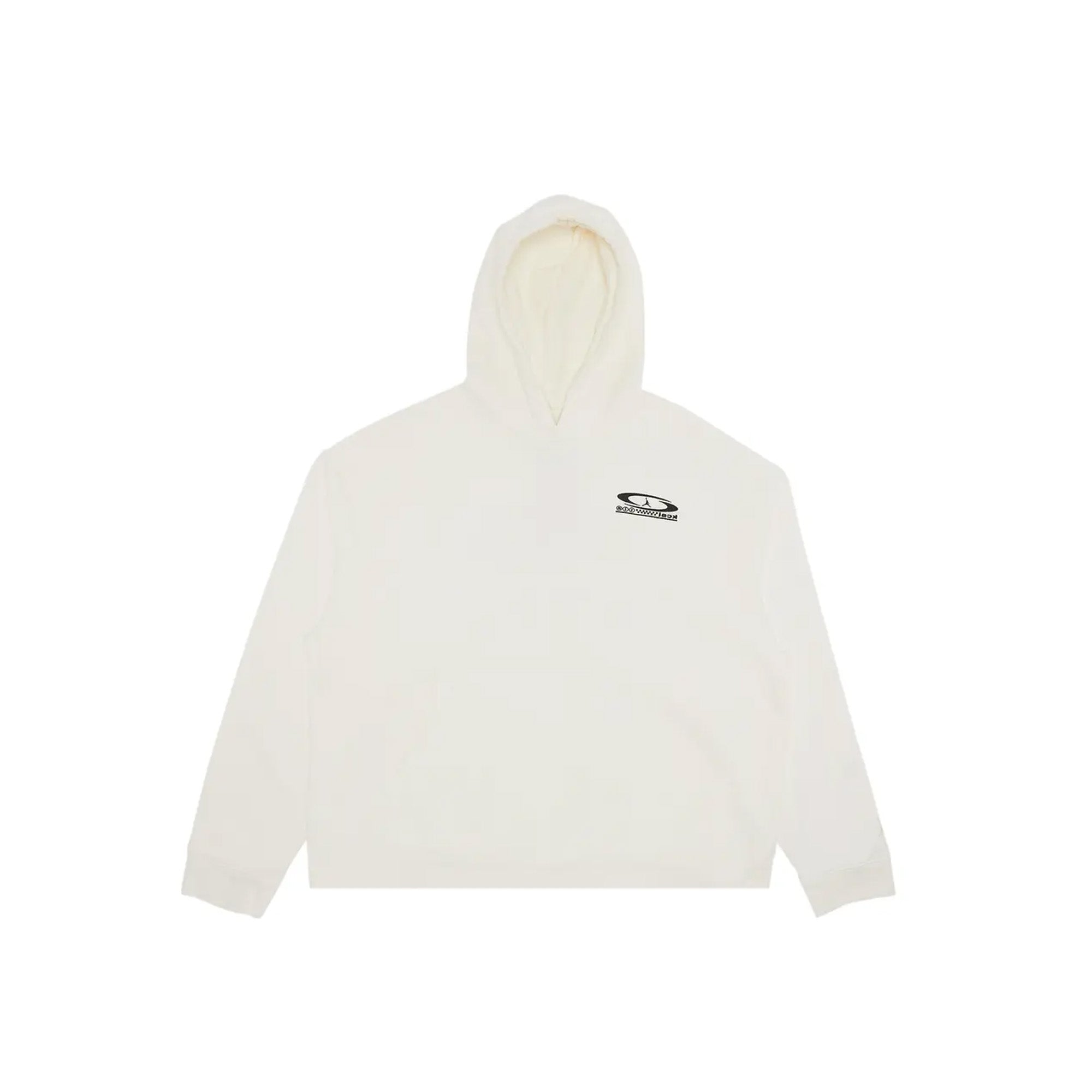 Travis Scott x Air Jordan Hoodie 'Sail/Sail' 2024 - Retro Pullover Sweatshirt for Streetwear & Sneakerhead Fashion | Gym, Casual Wear & Hip-Hop Style
