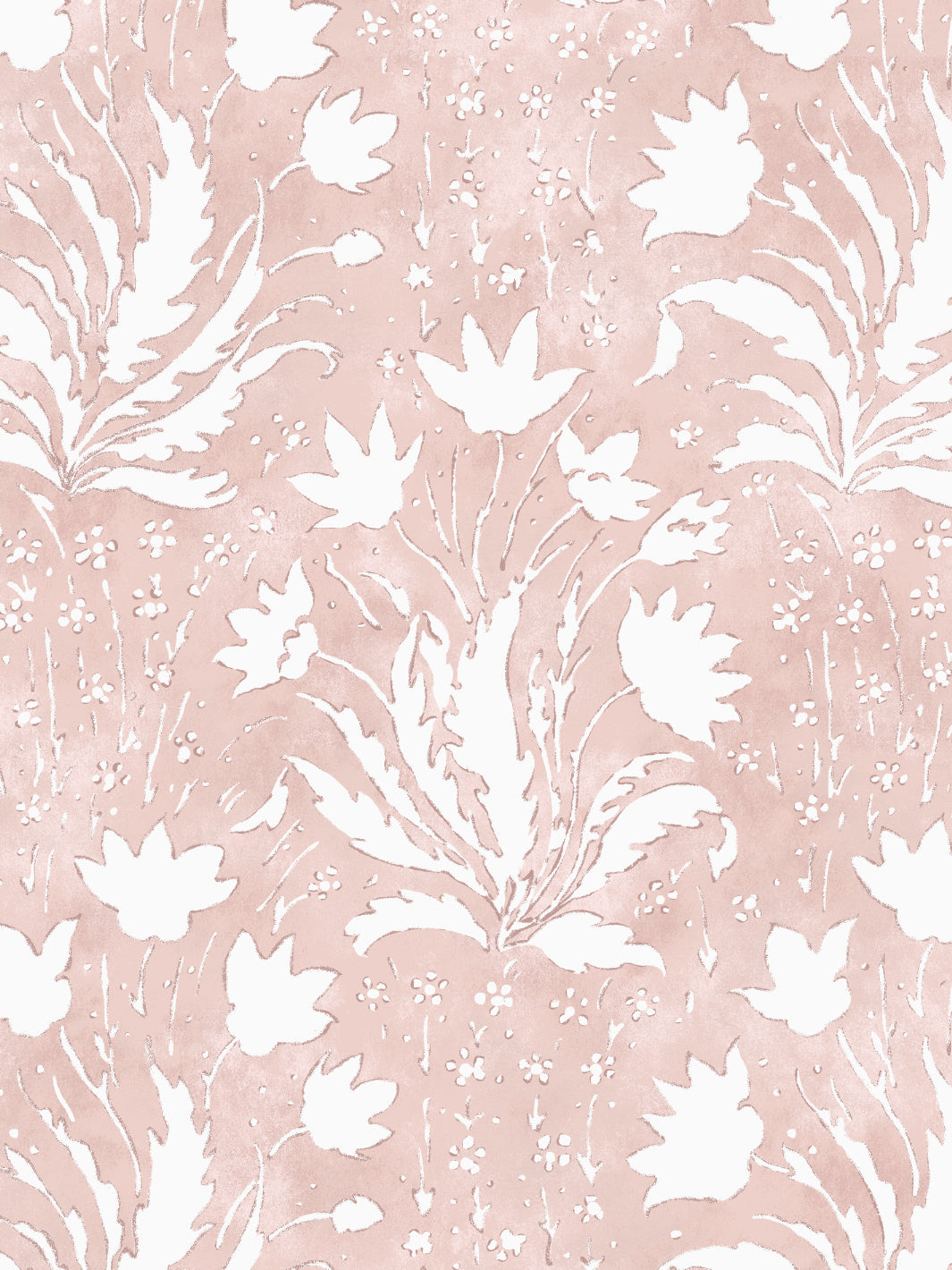 Nathan Turner Hillhouse Floral Pink Wallpaper - Peel and Stick Removable Wallpaper for Bedroom, Nursery, or Home Office Decor