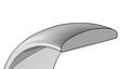 8mm Platinum Men's Lightweight Half Round Wedding Band Ring - Perfect for Engagement, Anniversary & Special Occasions
