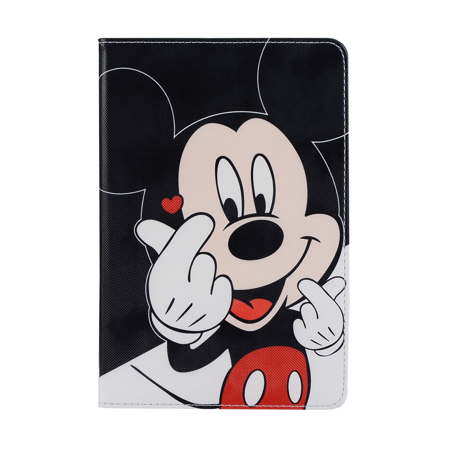 One Piece Cute Cartoon Flip Stand PU Leather Case for iPad Pro 9.7 inch (2017/2018), iPad 5/6/7/8 & iPad Air/Air 2 - Lightweight Shockproof Kids-Proof Protective Cover - Perfect for School, Travel & Daily Use (#53)