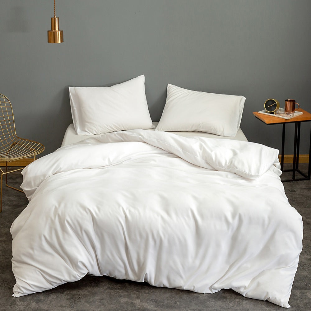 Premium Bamboo Duvet Cover for Weighted Blanket - Soft, Breathable & Hypoallergenic - Perfect for Hot Sleepers & All-Season Comfort - Queen/King Size Bedding Set