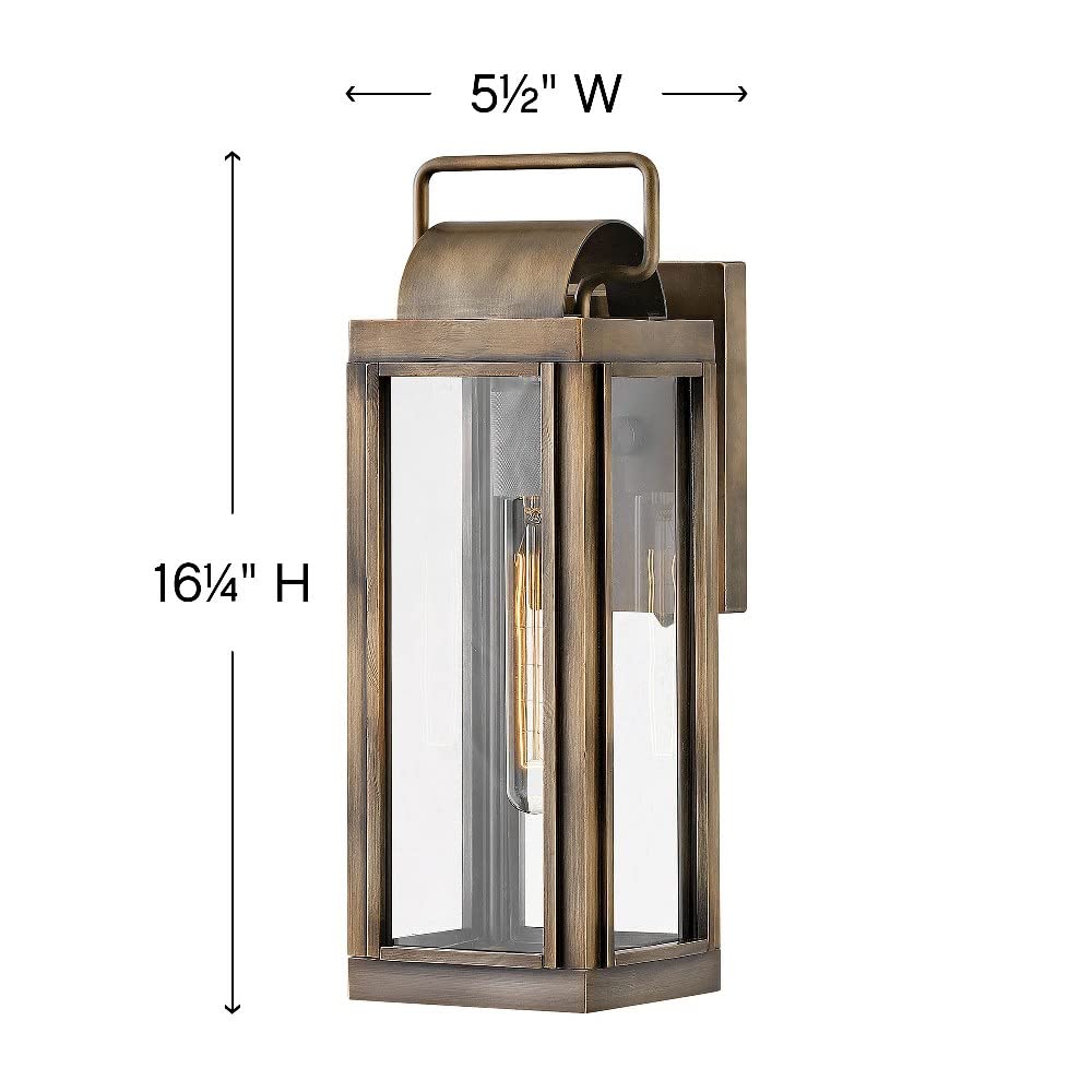 Traditional Coastal Style Small Outdoor Wall Lantern - 5.5