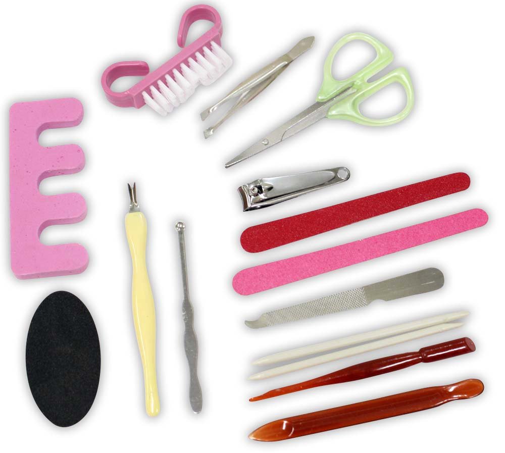 KUTZ 15-Piece Professional Manicure & Pedicure Set | Premium Nail Care Kit with Clippers, Files & Cleaners | Salon-Quality Tools for Home & Professional Use | Perfect for Nail Salons, DIY Grooming & Gift Giving