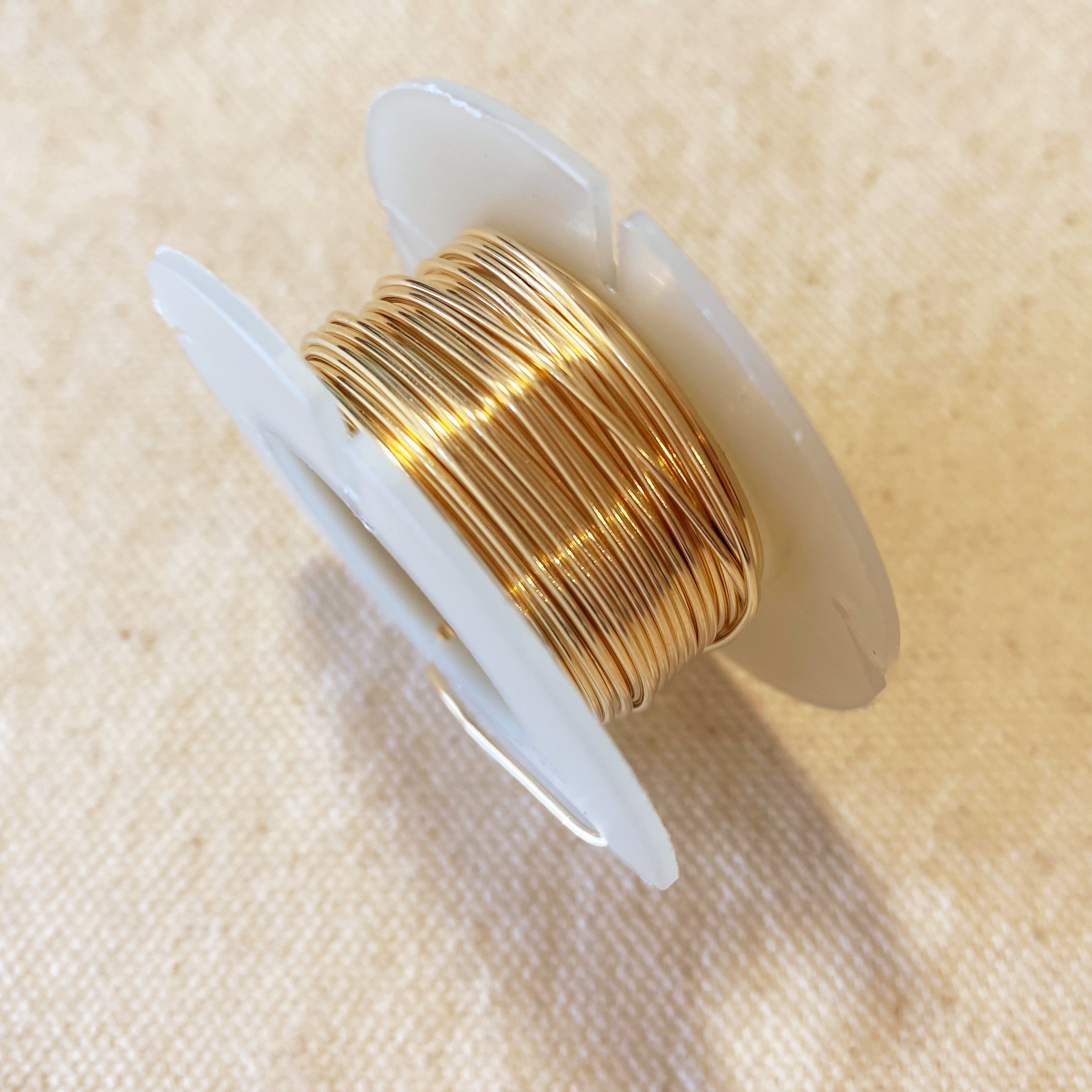 14K Gold Filled Wire 20 Gauge Spool - 11 Feet Jewelry Making Supplies for DIY Bracelets, Necklaces & Earrings