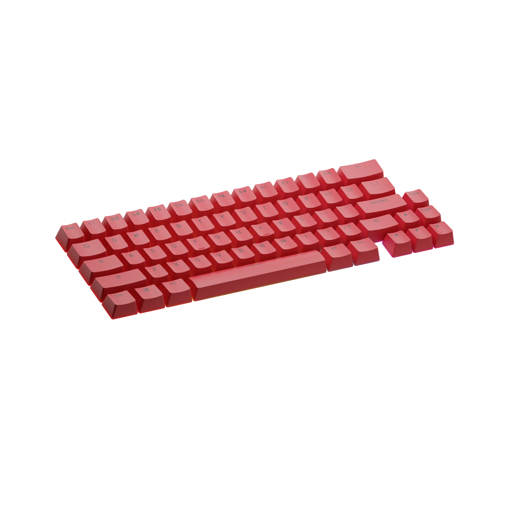 Revive Red Keycaps for Mechanical Keyboards - Durable ABS Keycaps for Gaming & Typing - Perfect for PC, Mac & Laptop Keyboards
