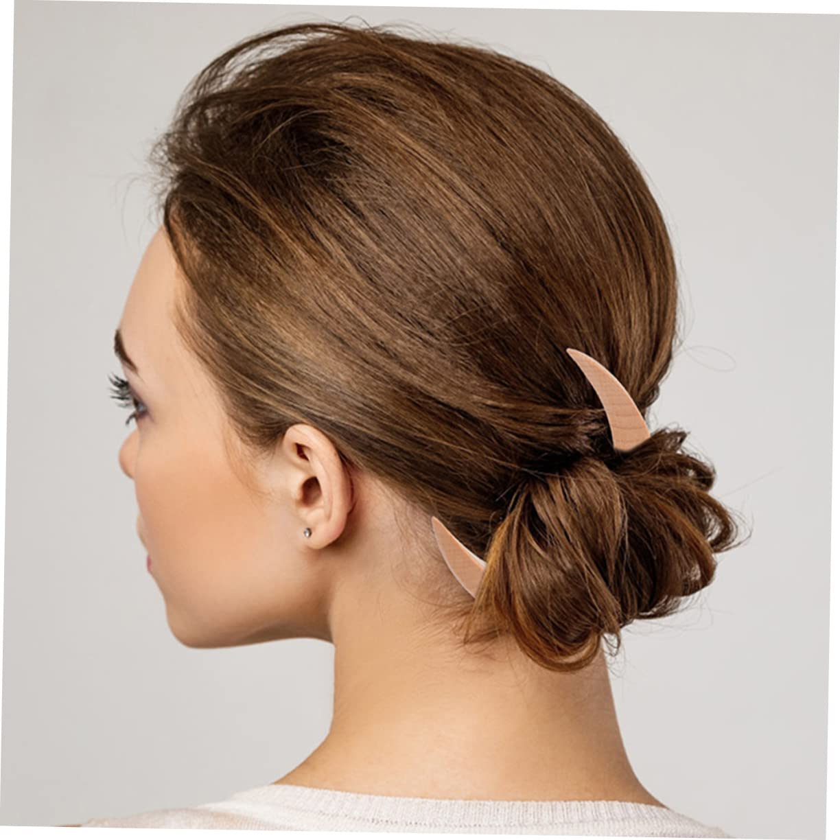 POPETPOP Wooden Hair Sticks for Women - Chinese Style Hairpins, Hair Barrettes & Bun Sticks with Natural Fragrance - Perfect for Updos, Weddings & Traditional Hairstyles